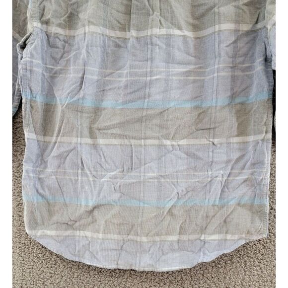 Tommy Bahama Coastline Cord Yosemite Check Shirt Men's S Dockside Blue Button Up - Picture 12 of 14